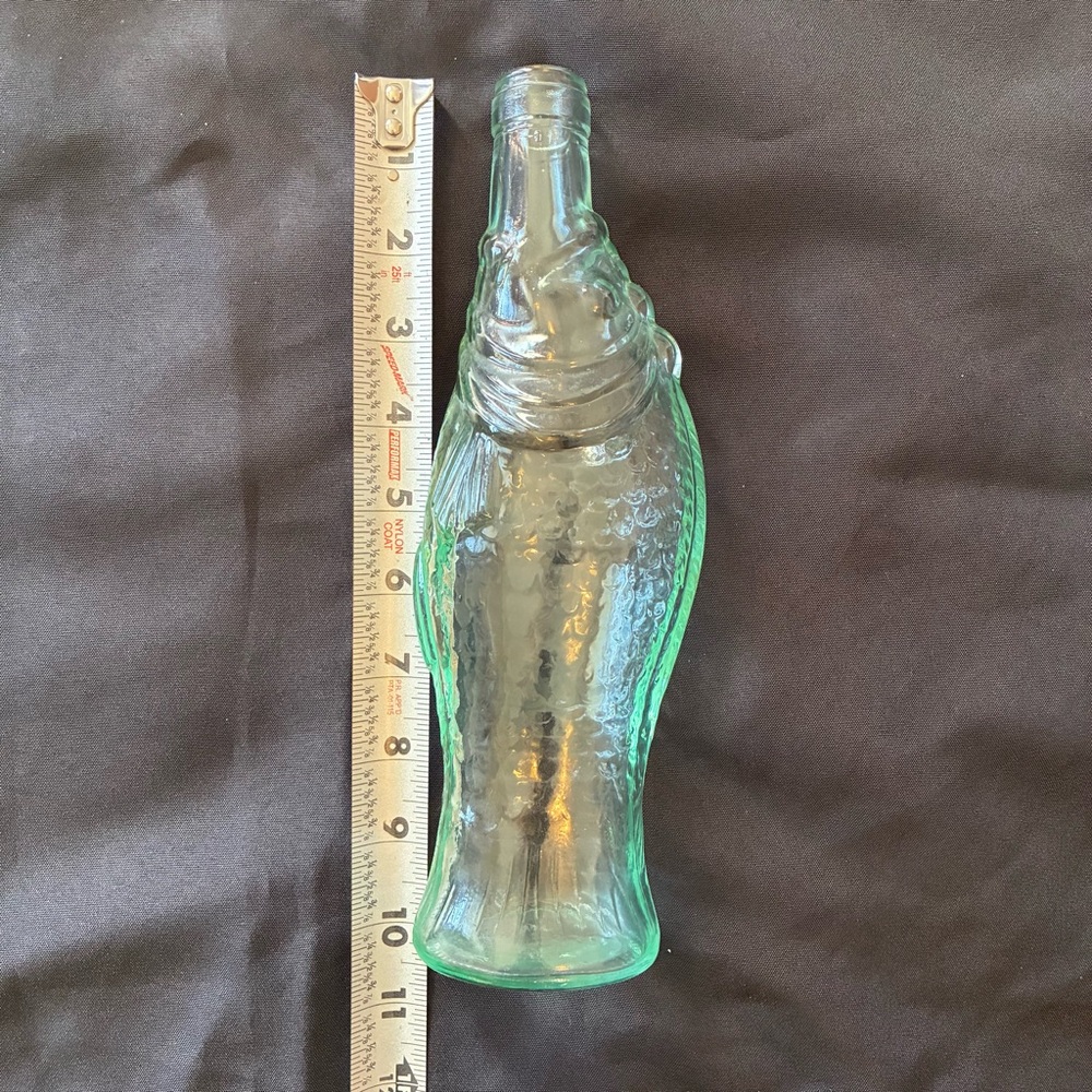 Vintage Glass Fish-Shaped Bottle - Picture 4 of 4